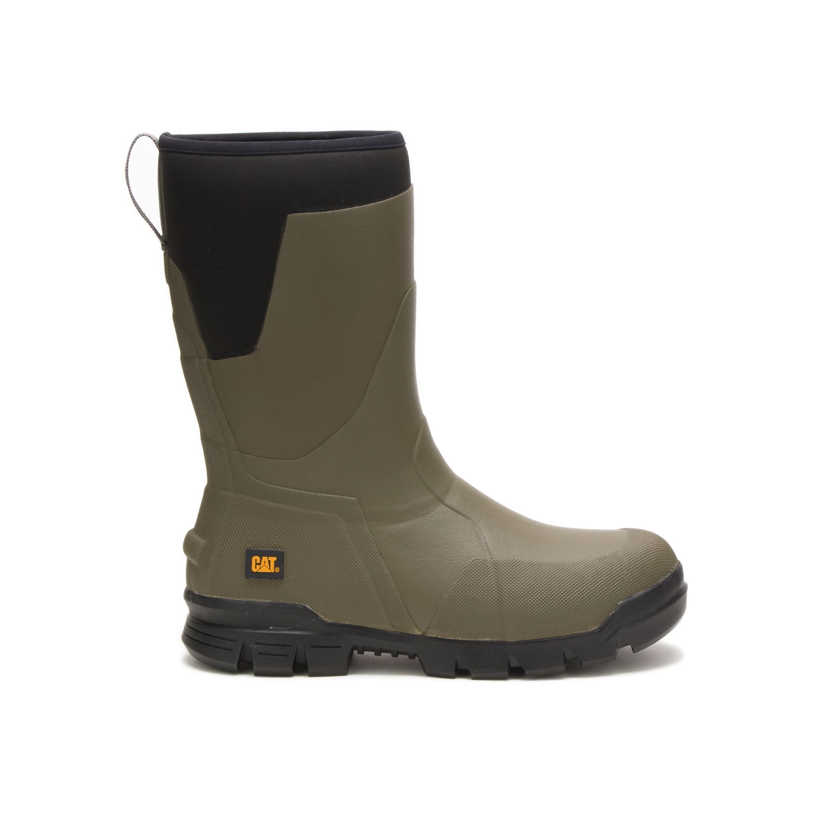 Caterpillar Boots Lahore - Caterpillar Stormers 11" Womens Rubber Boots Olive (437651-RCS)